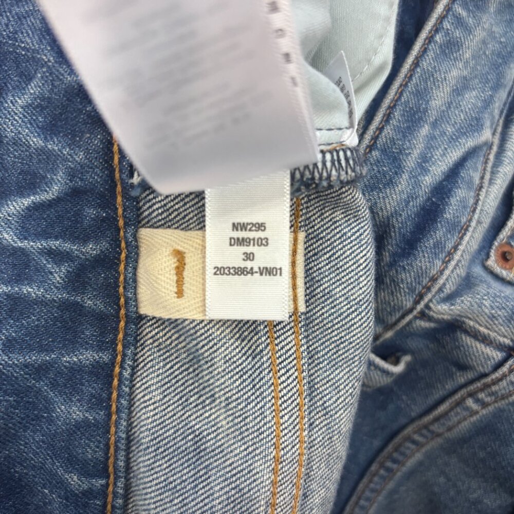 Madewell The Curvy Vintage Flare Jeans High Rise Medium Bouvier Wash Stretch 30 - Picture 9 of 12